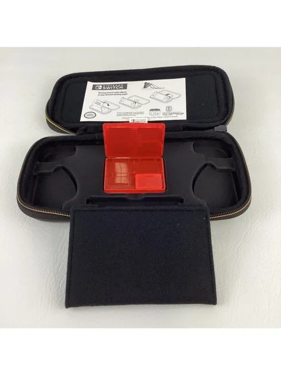 Animal Crossing Nintendo Switch Deluxe Game Traveler Carry Case Display Stand - Picture 9 of 9